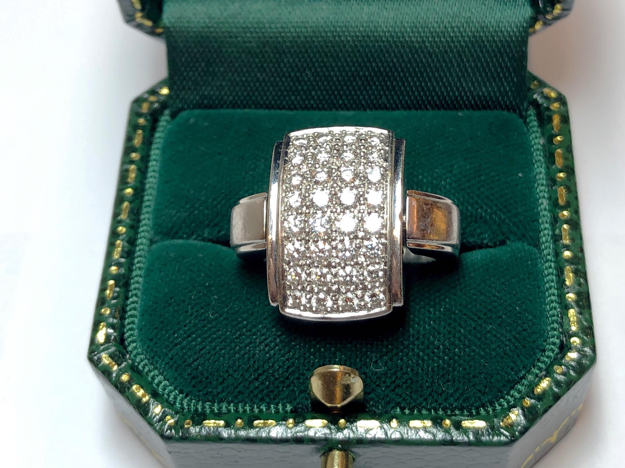 Mellerio Diamond Reversible Ring, circa 1950 1