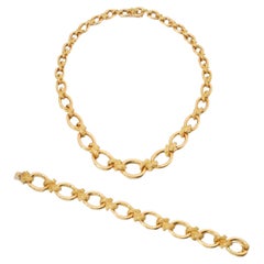 Mellerio dits Meller 18K Gold demi-parure Bracelet 28g