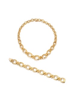 Mellerio dits Meller 18K Gold demi-parure Necklace 58g