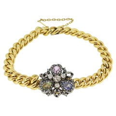Mellerio dits Meller Antique Sapphire and Diamond Clover Bracelet