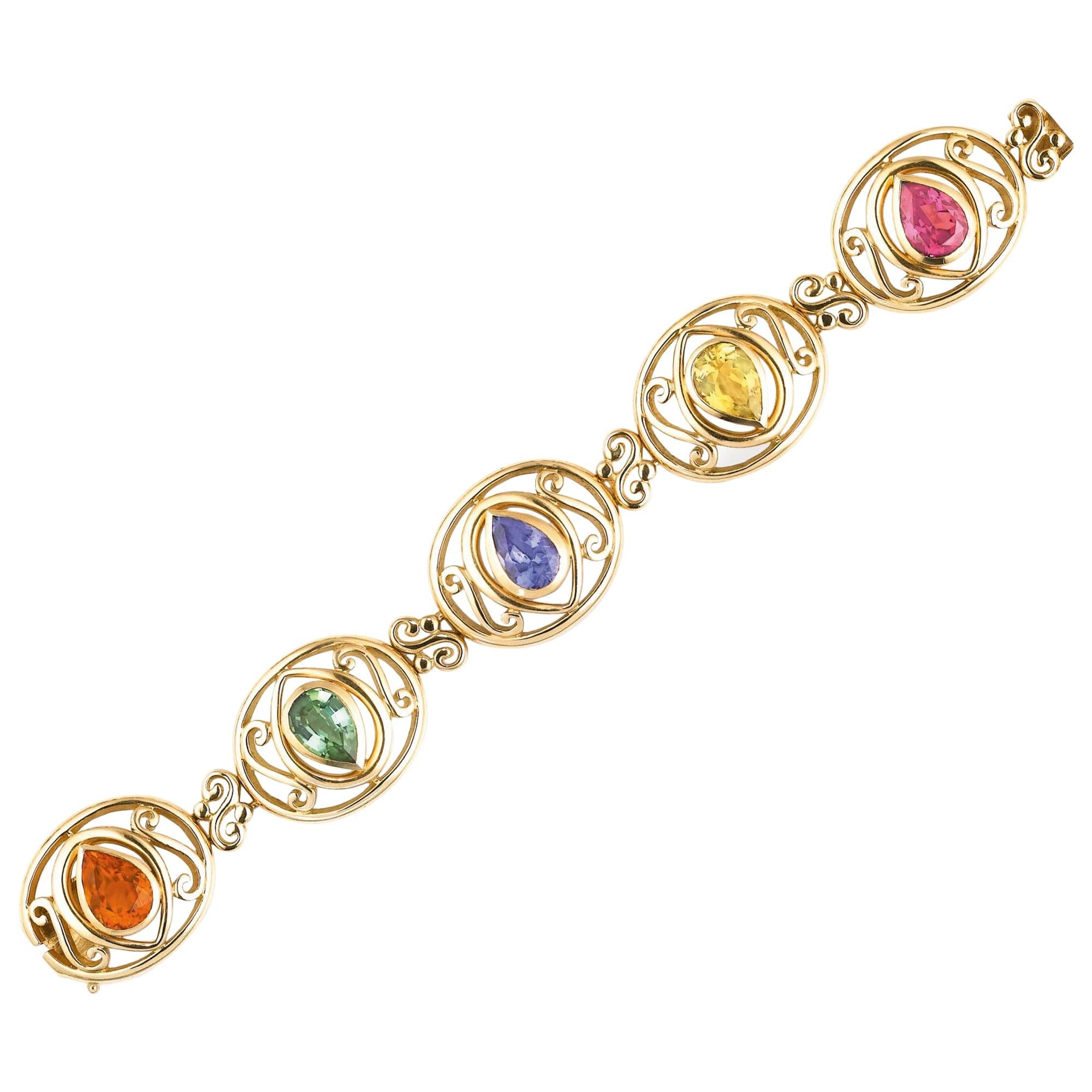 Mellerio dits Meller Multi-Color Gem Bracelet