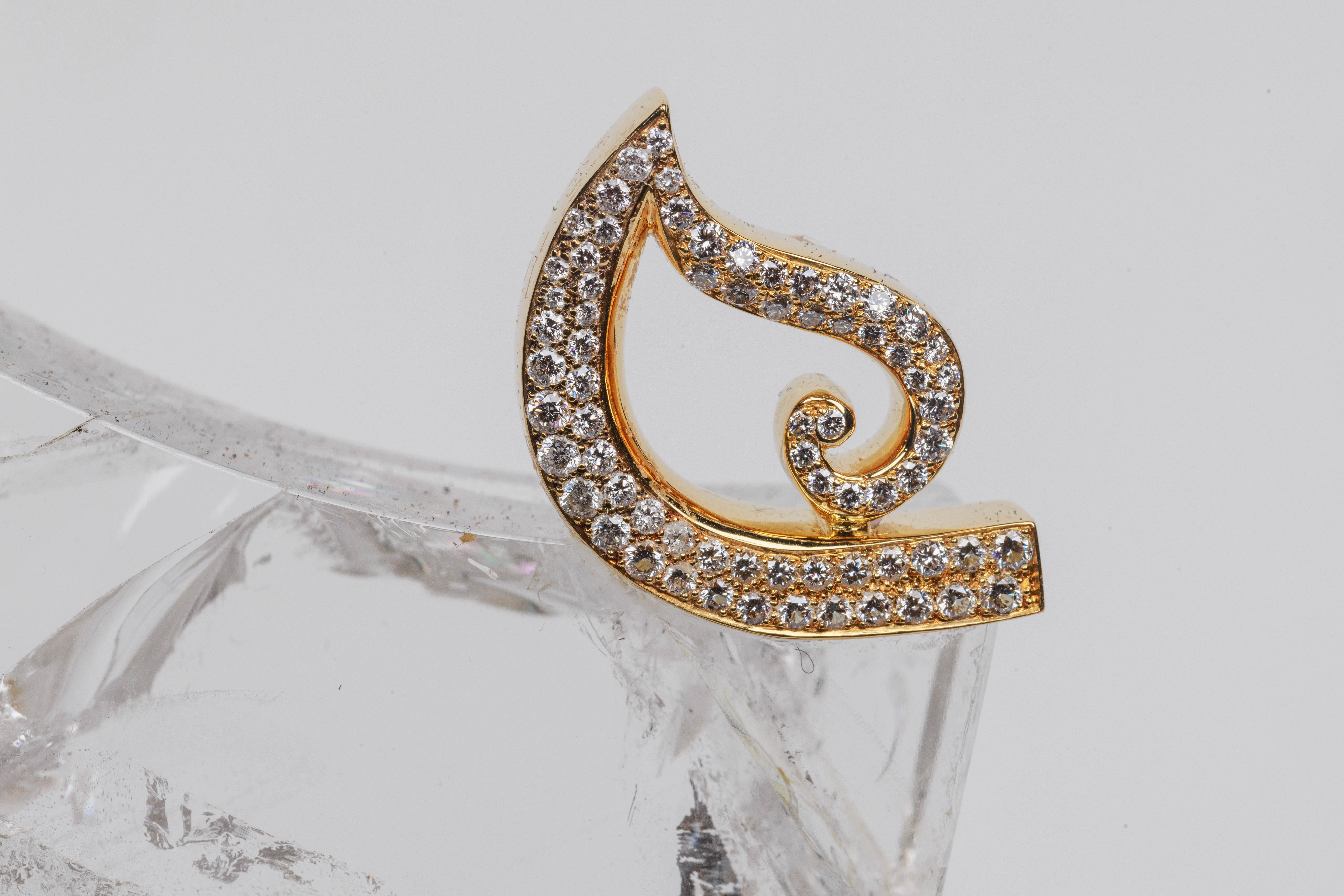 Mellerio Paris, un cheval sculpté en or, diamants, argent et quartz fumé, français en vente 5