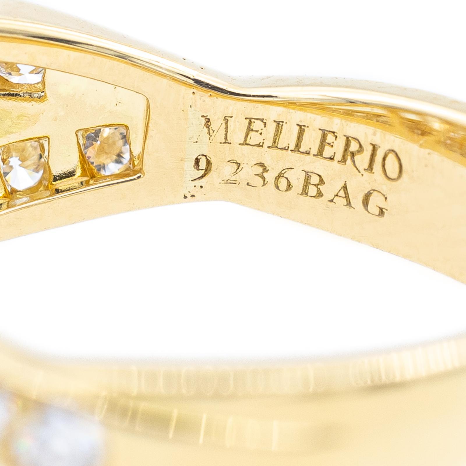 Mellerio Ring Yellow Gold Diamond For Sale 2