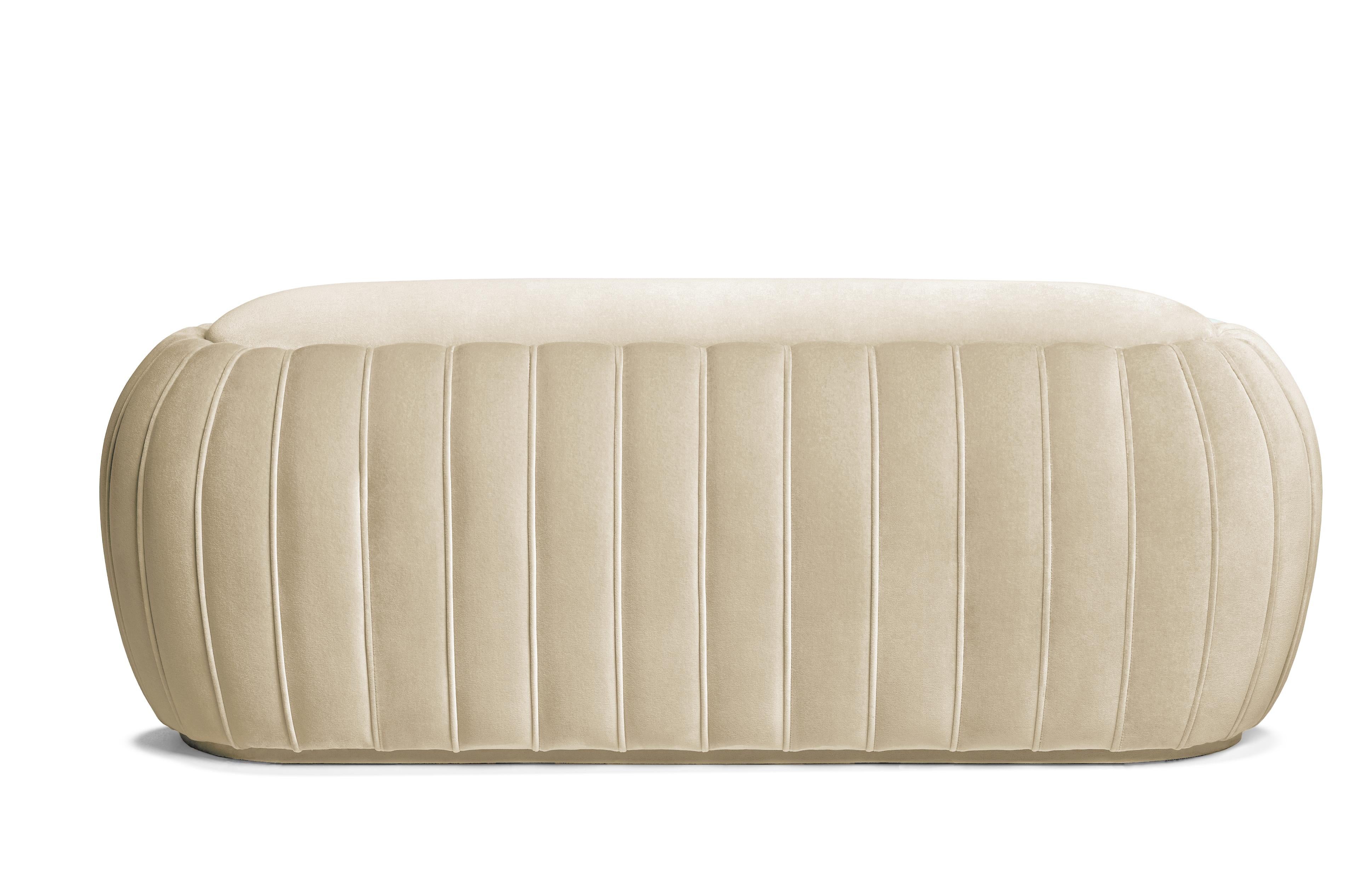 Upholstery Mellow 140 Bench by Munna For Sale