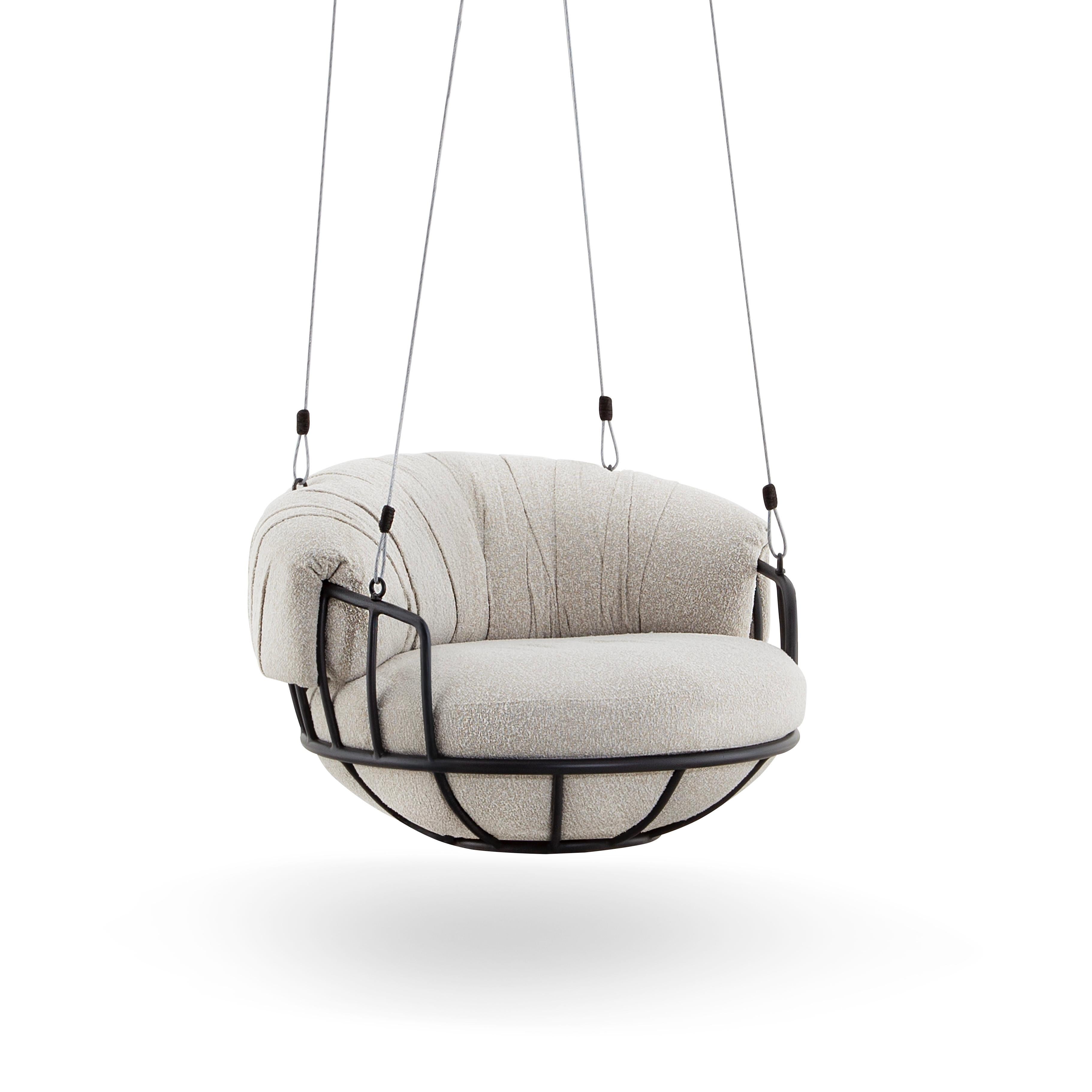 Alluminio Sedia a dondolo da esterno/interno Mellow, design moderno in vendita