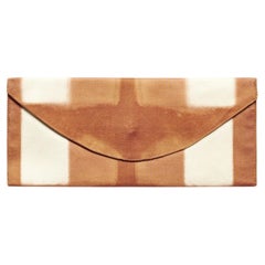 Melo Gold Seta Shibori Stampata a mano  Busta artigianale