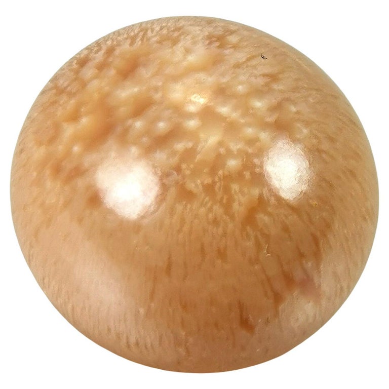 Perle Ronde Naturelle Mer Du Sud Or Orange 3,40 Ct - Certifiée GDL, 8mm, Origine Corée
