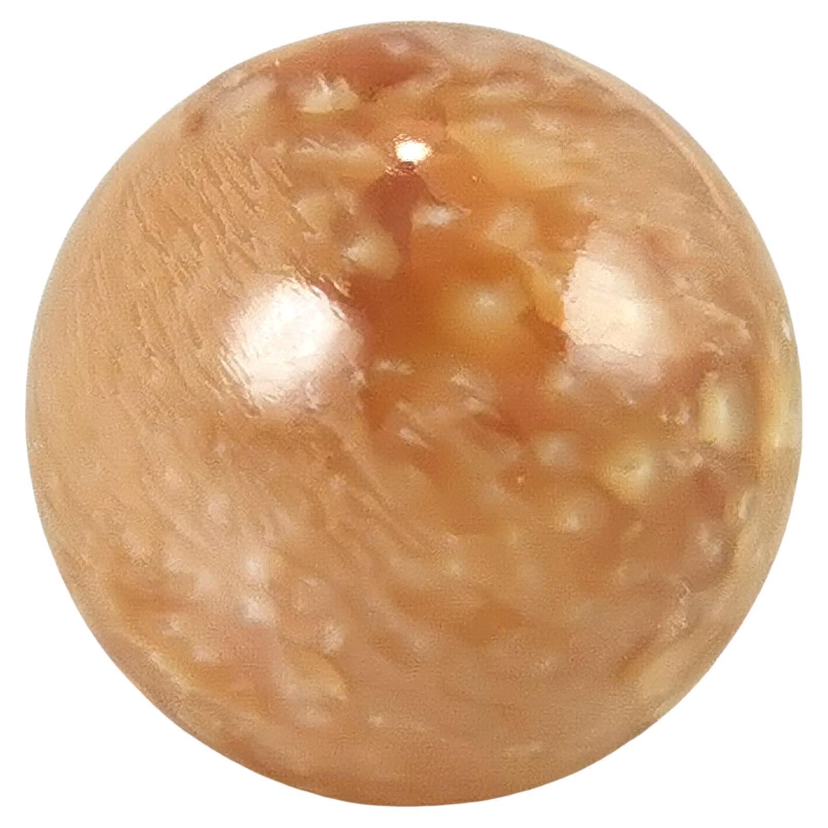 Melo Melo Natural Pearl Round 6.42 Carats For Sale