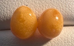 Melo Pearl Pair 4.24ct - Natural Pearl - Rare+Delightful!