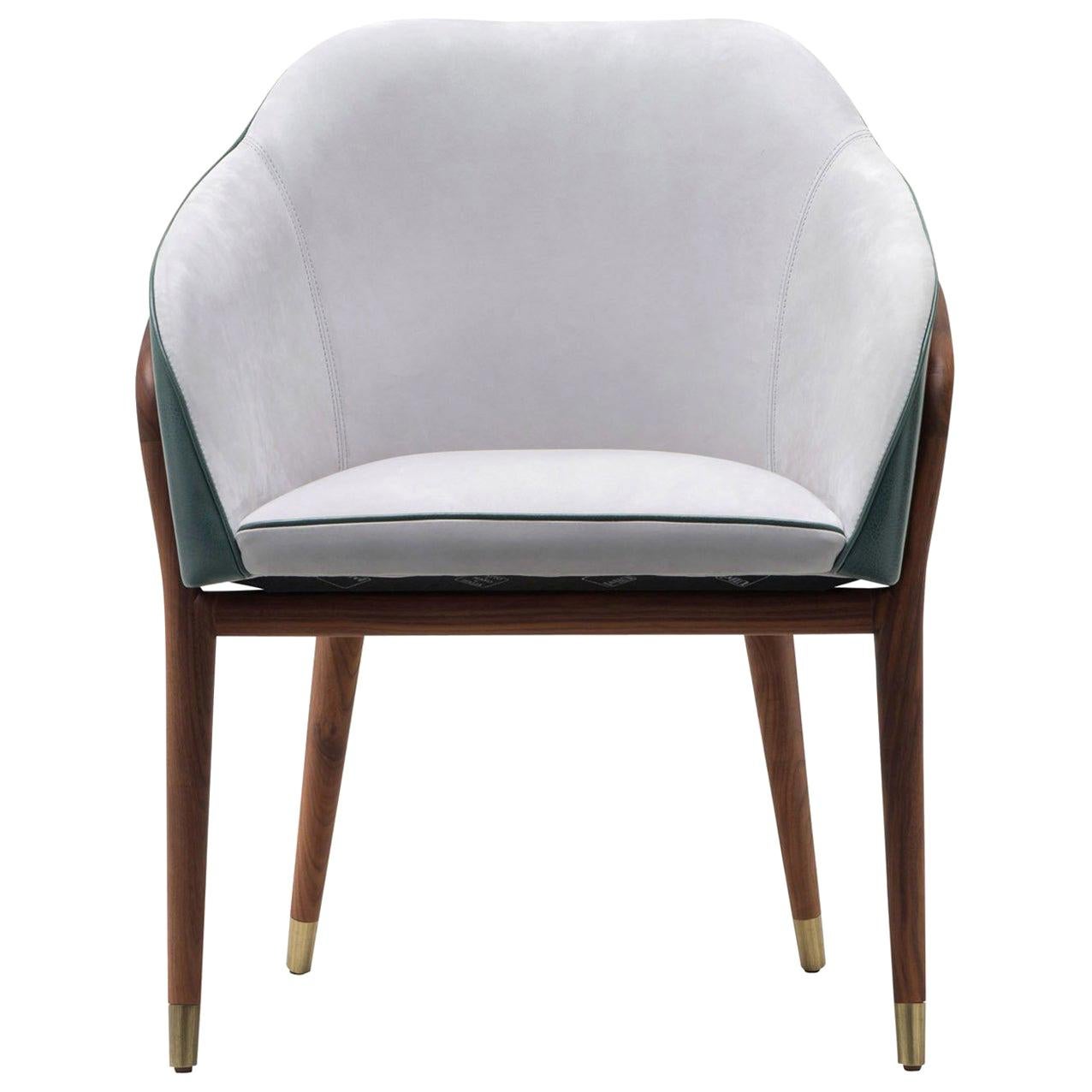 Melodie Mint Leather Chair