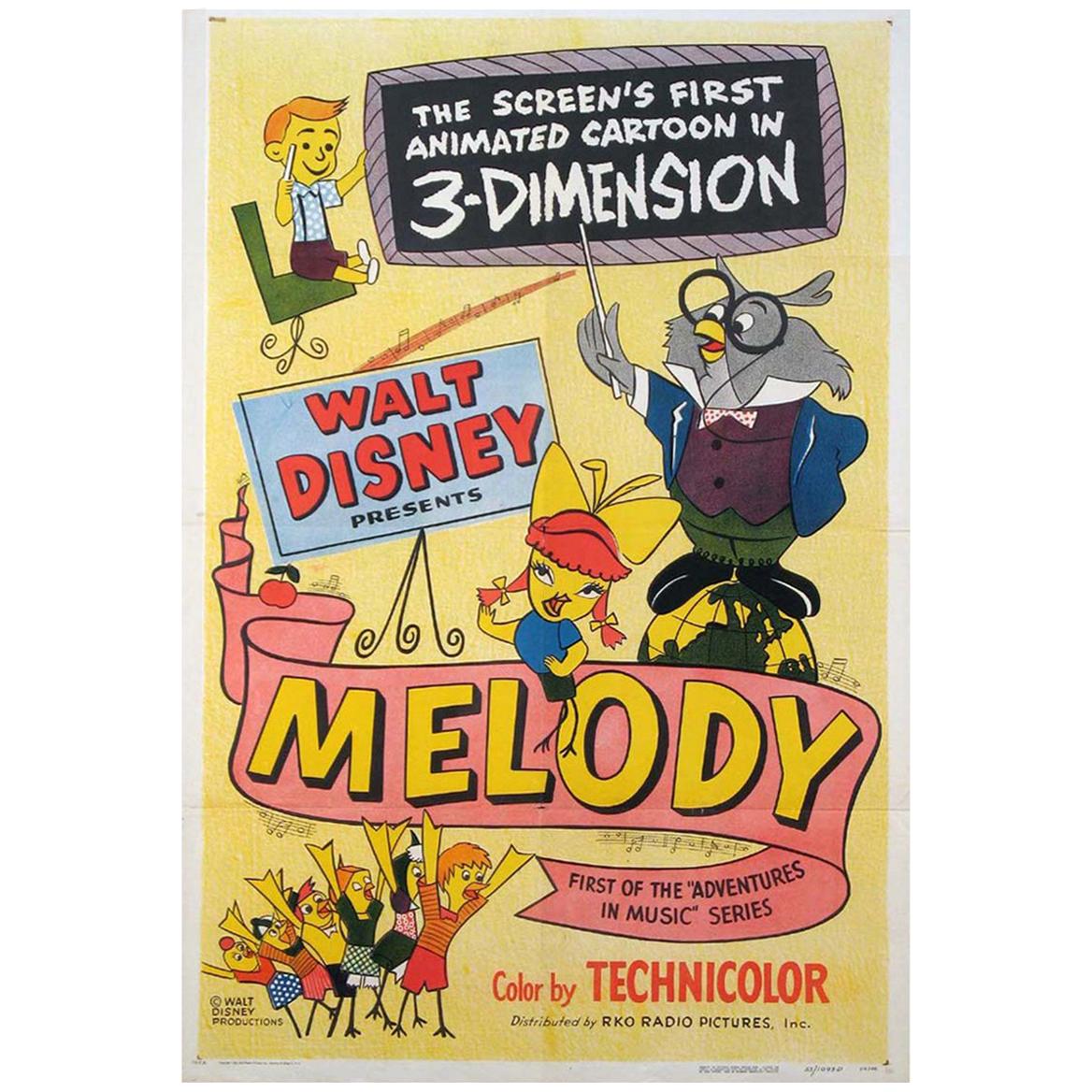 Melody, 1953, Poster For Sale
