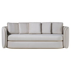 MELODY Sculptural Modern Sofa with Elegant Form and Custom Fabric Options