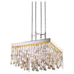 Lampada a sospensione Melody quadrata