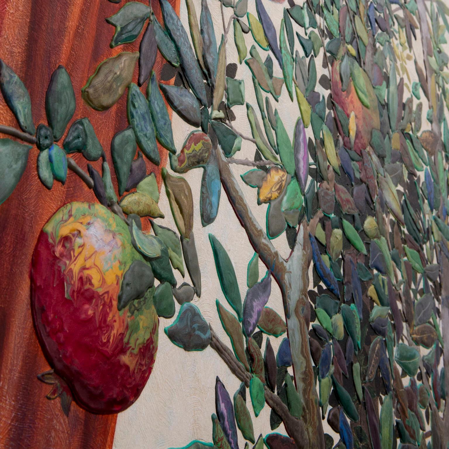 Handgefertigtes Kunstwerk-Wandgemälde von Cupioli, hergestellt in Italien (21. Jahrhundert und zeitgenössisch) im Angebot