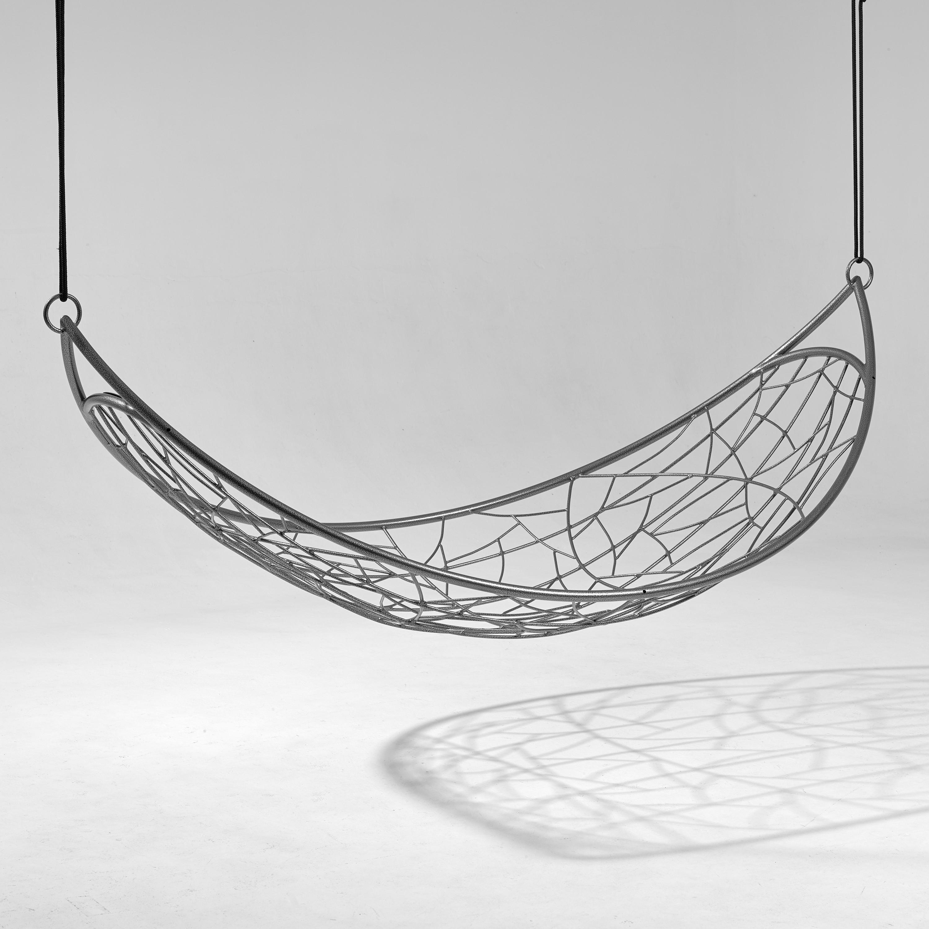 Hanging Swing Chair Modern Daybed In/Outdoor Weiß (Organische Moderne) im Angebot