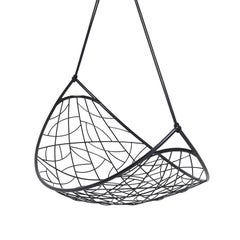 Melon Hanging Swing Chair Modern Daybed in/Outdoor Grey 'Cushion Additional'