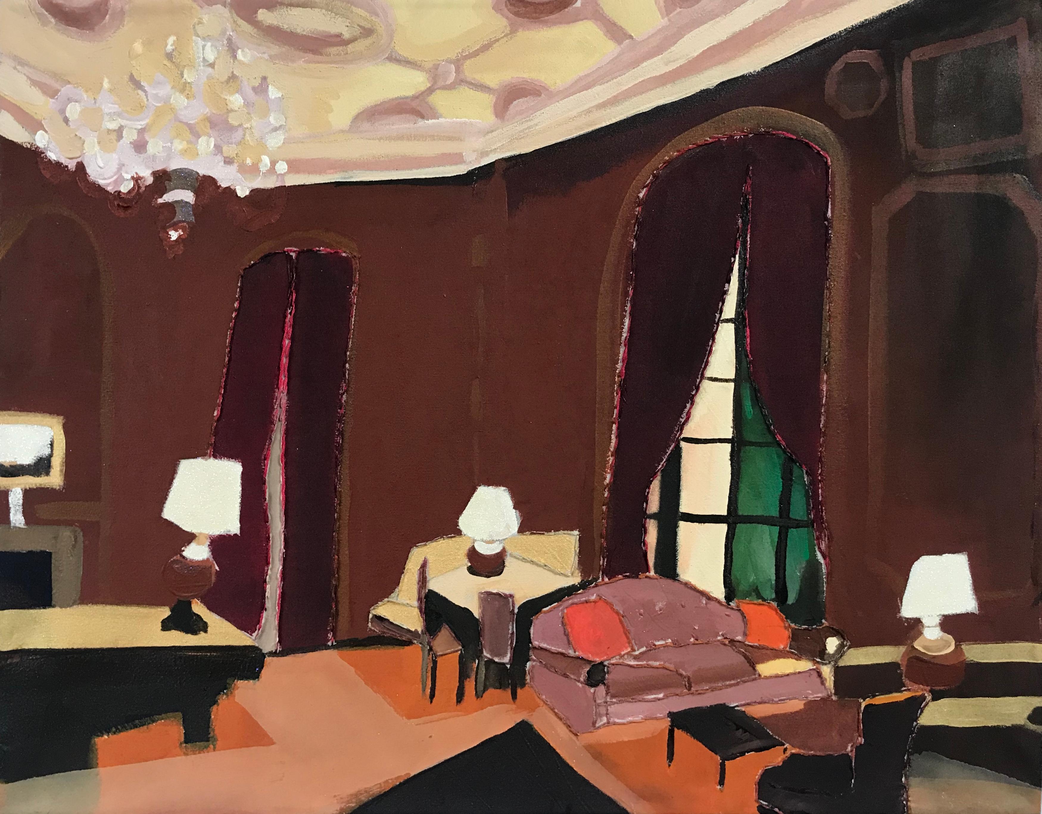 Melora Griffis Interior Painting - club lights 1