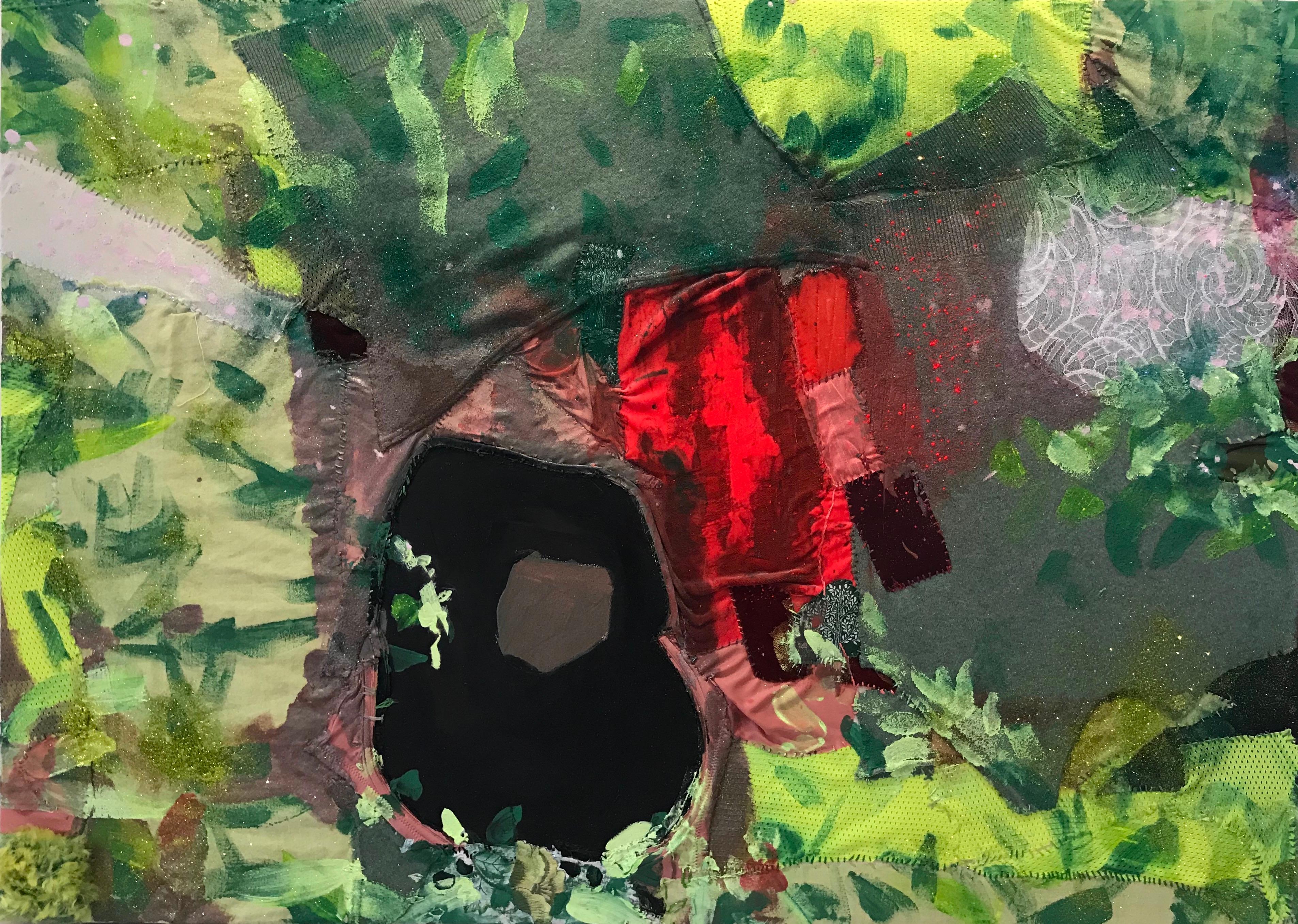 Melora Griffis Abstract Painting - grief cave 1 (hers)
