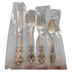 Melrose by Gorham Sterling Silver Flatware Set 12 Service 55 pieces Place New