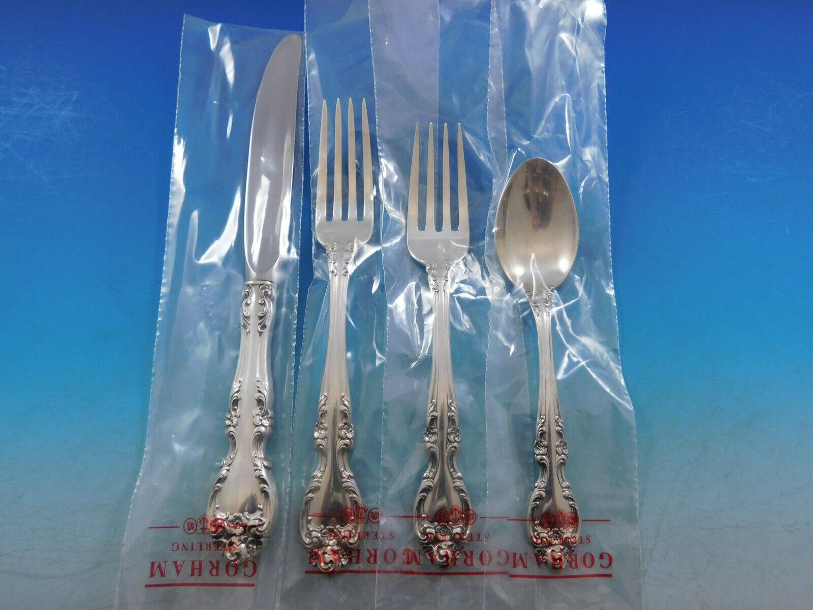 sterling silverware set for 12