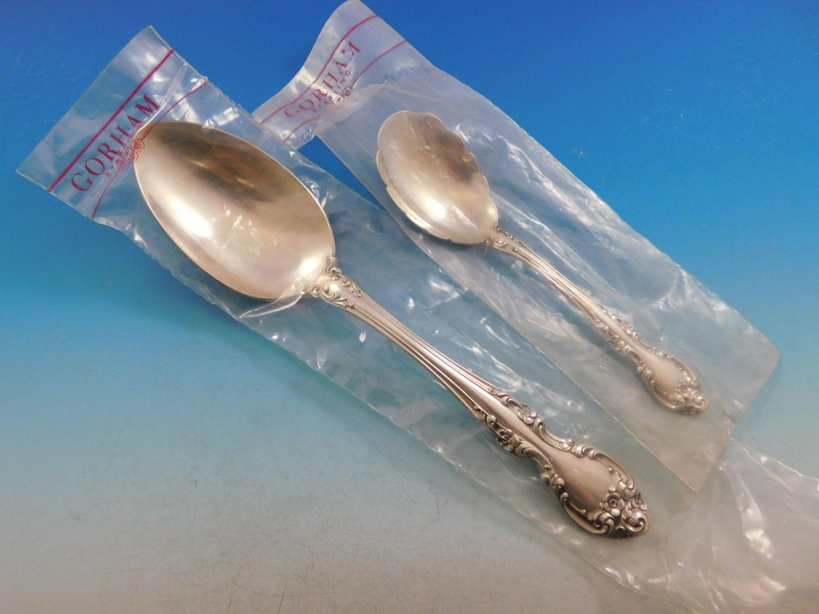 Melrose by Gorham Sterling Silver Flatware Set for 8 Place Size Service New 3
