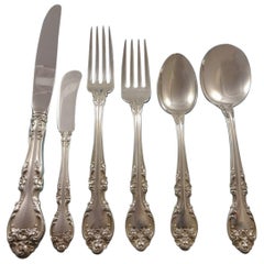 Melrose by Gorham Sterling Silver Flatware Set for 8 Service 49 Pieces