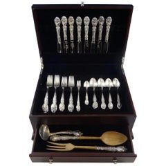 Melrose by Gorham Sterling Silver Flatware Set for 8 Service 51 Pieces