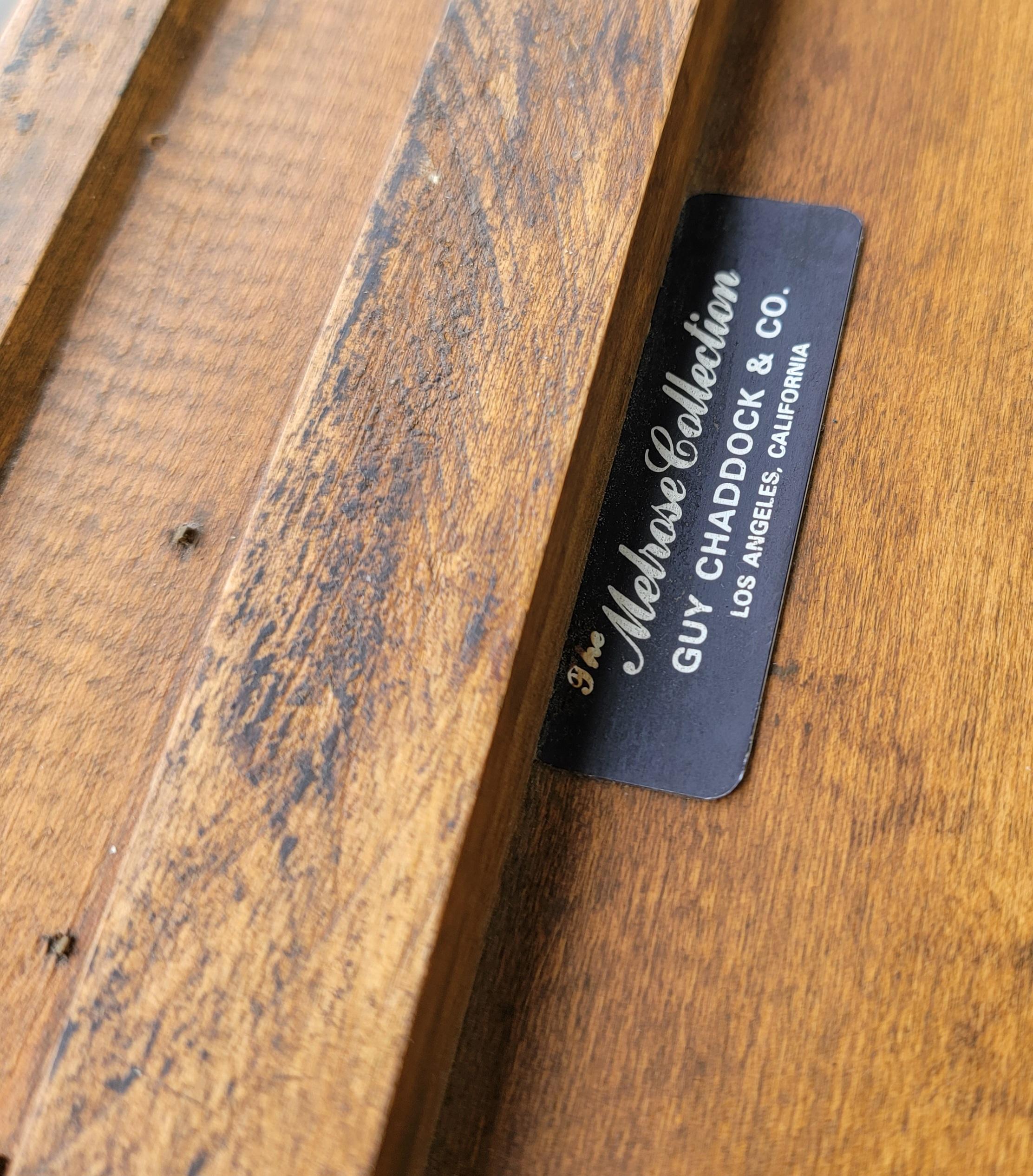 Hand-Crafted Melrose Collection Guy Chaddock & Co. Plate Rack For Sale