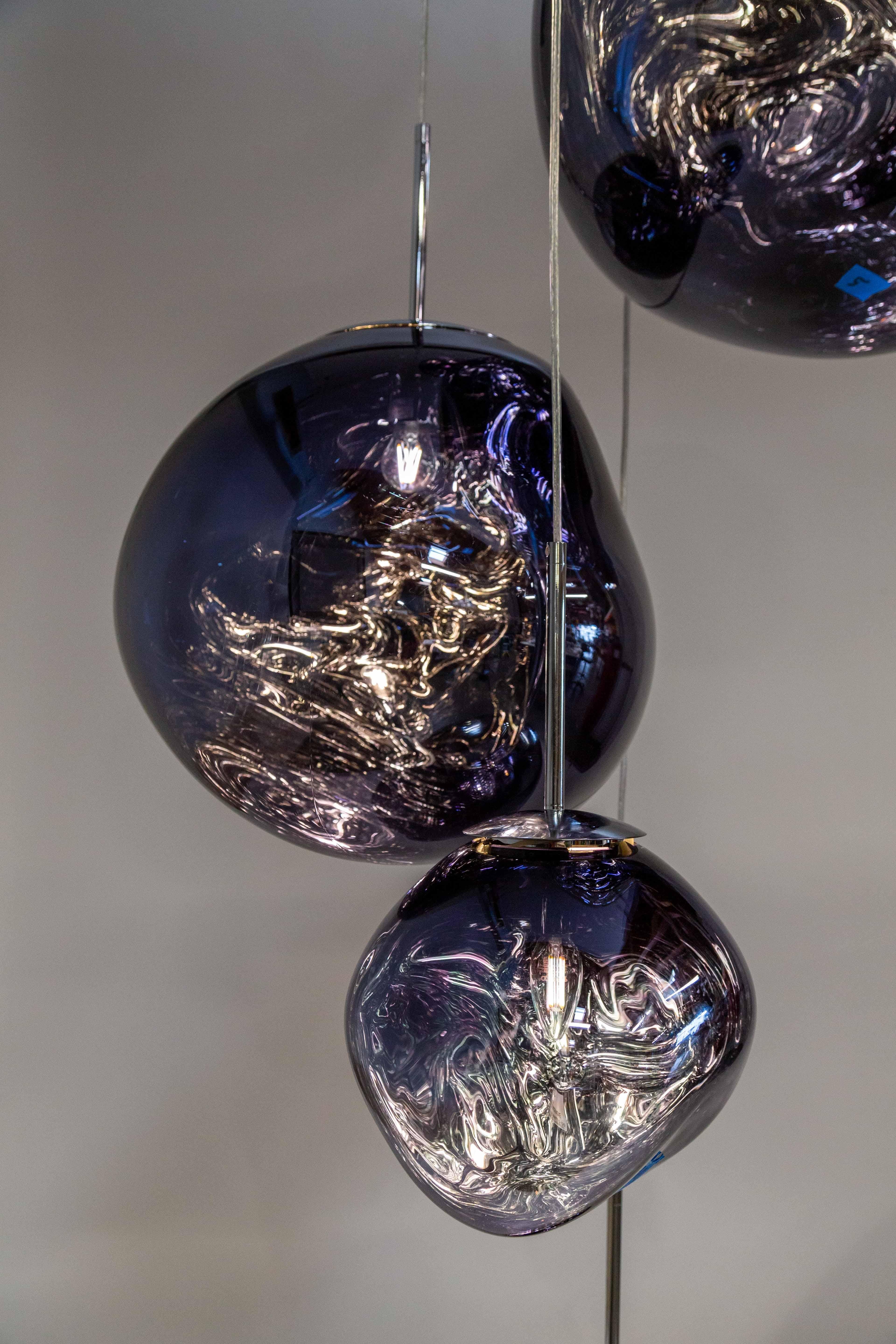 German Melt 5-Light Spheres Chandelier by Tom Dixon For Sale