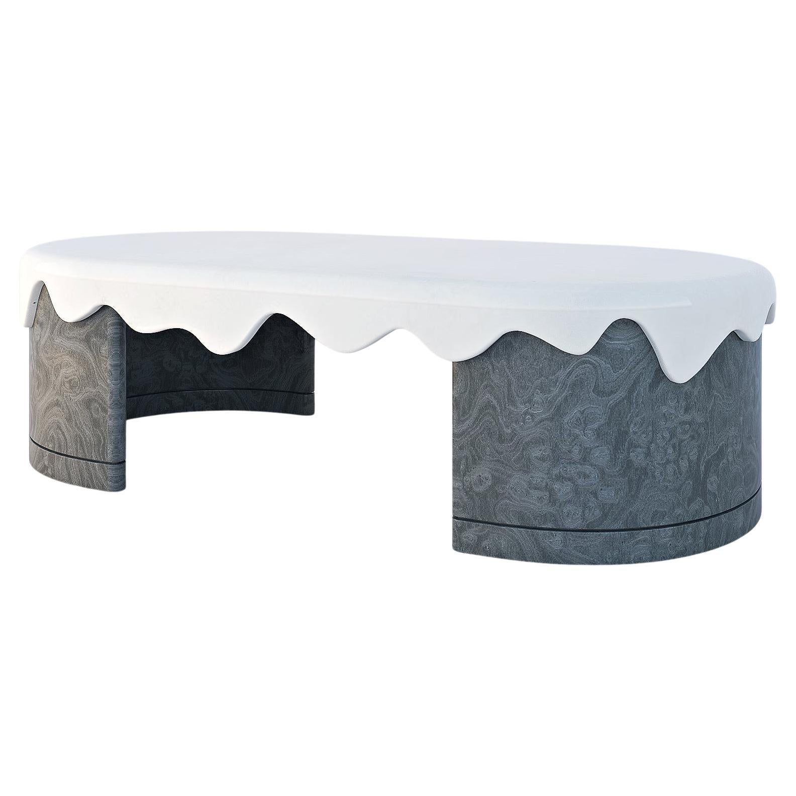 Melt Coffee Table, Grey Vavona