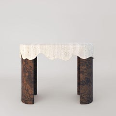 Melt Console, California Burl by Marble Balloon