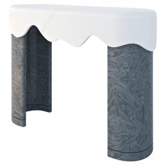 Melt Console Table, Grey Vavona