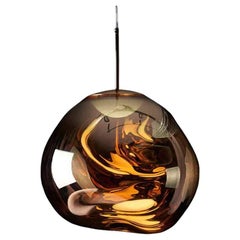 Mini-lampe suspendue LED Melt - Copper Tom Dixon, Royaume-Uni, circa 2019