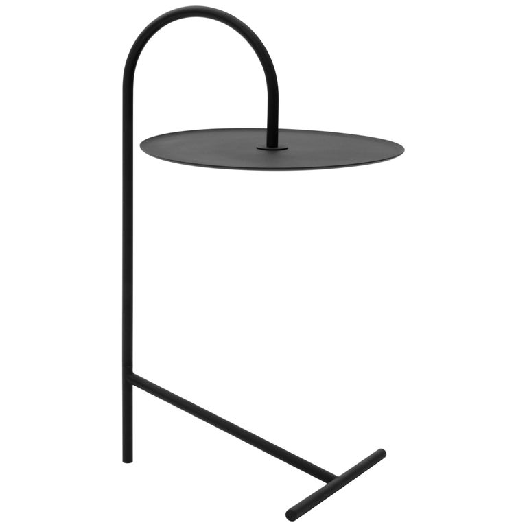 Melt, Minimalistic Black Side Coffee TABLE For Sale at 1stDibs