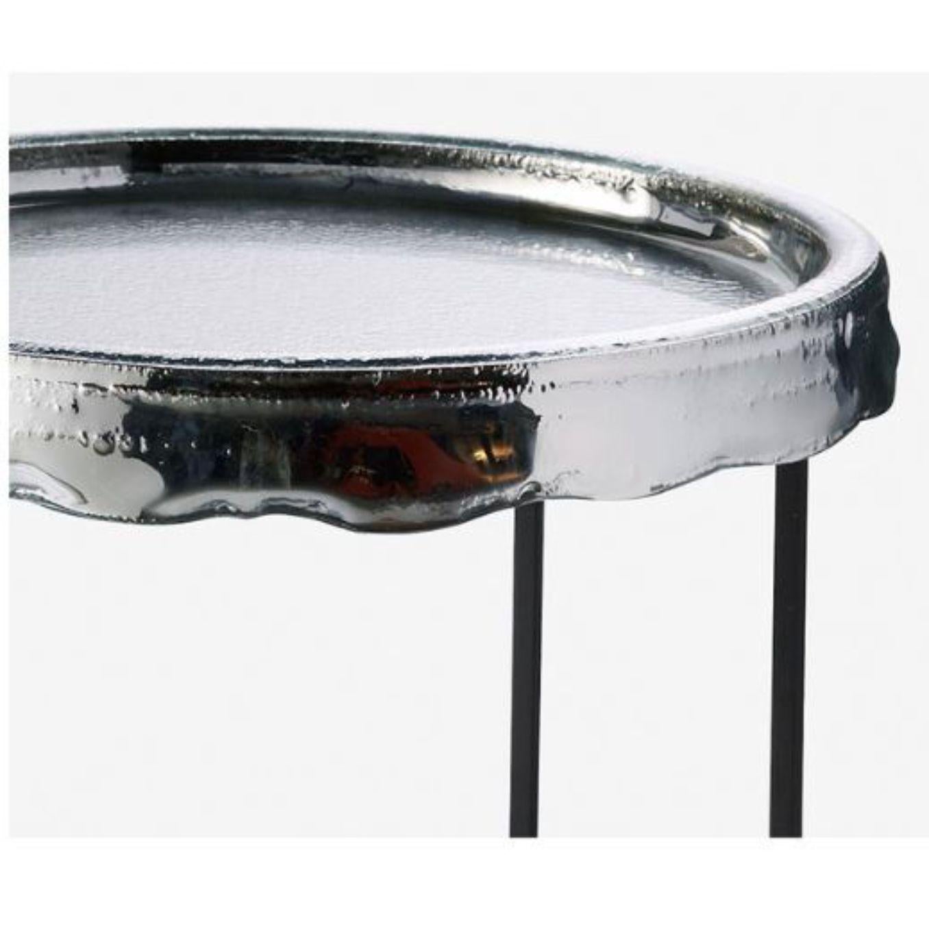 Moderne Table basse ronde Melt de Radar en vente