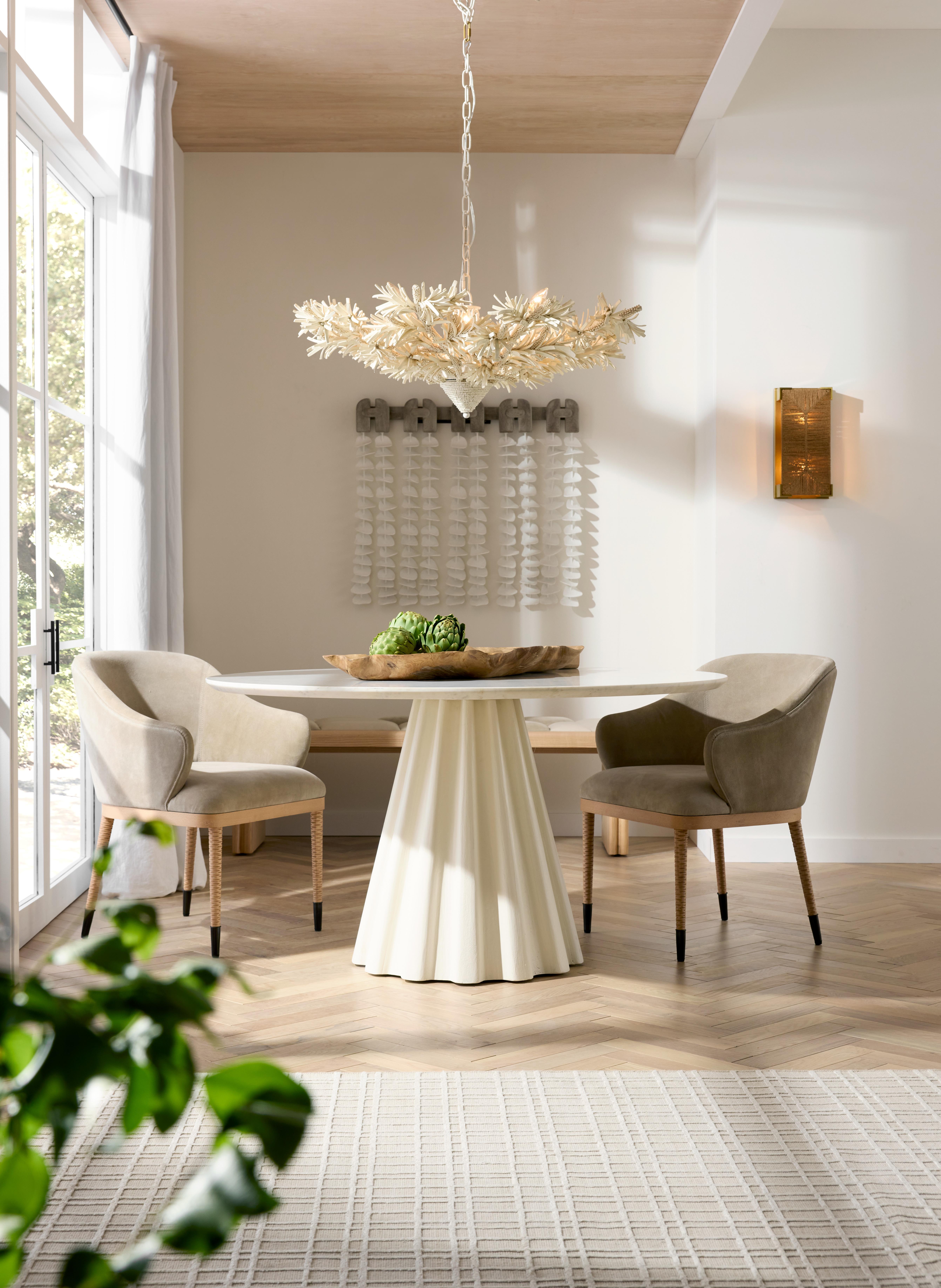 Melt Wall Décor GAWPI01 - Eisen mit weißer Gesso-Beschichtung, Wood im Angebot 8