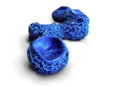 Meltdown Bench, 5-Seater Blue by Tom Price, Contemporary