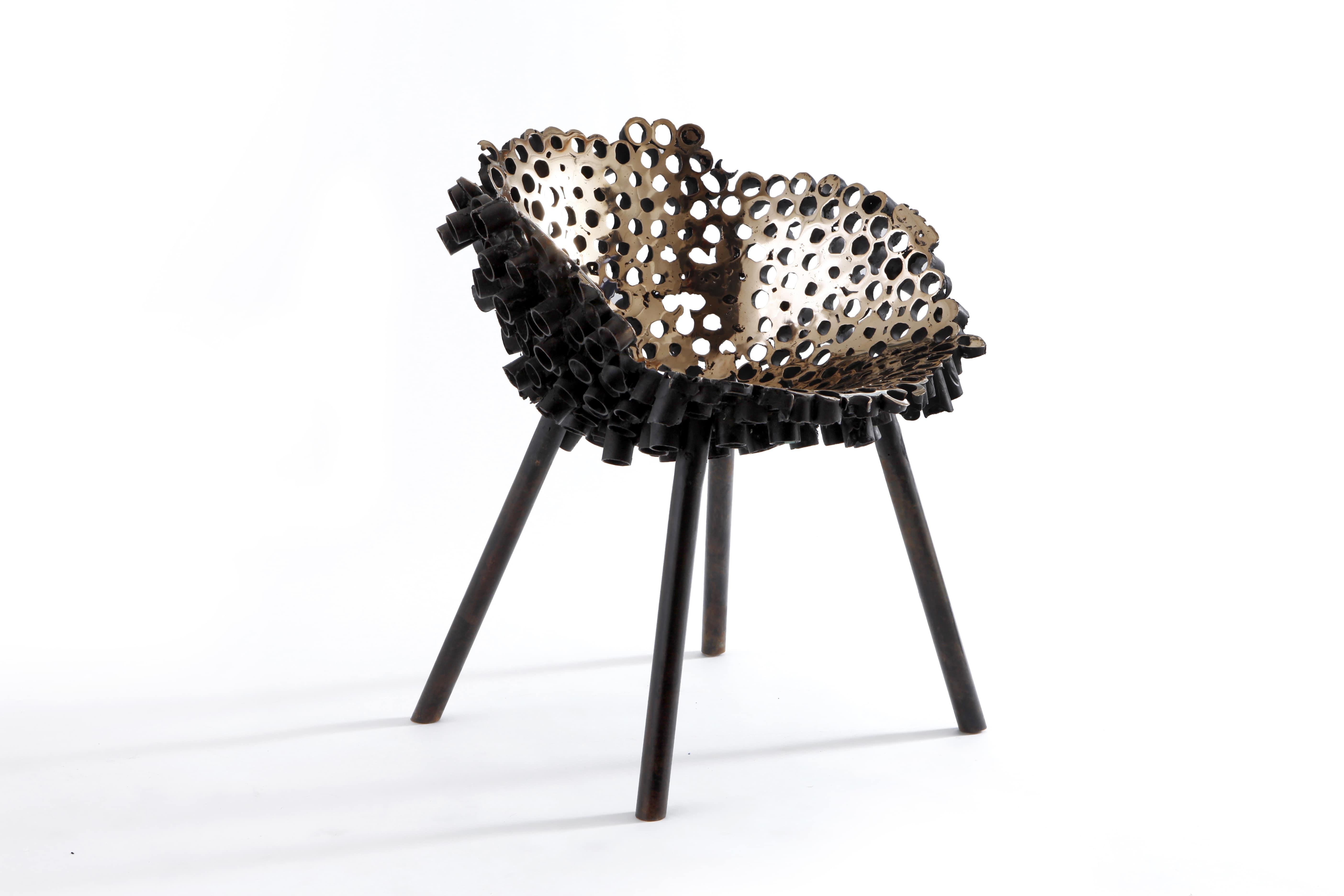 Spanish Meltdown Chair, Bronze #2 by Tom Price, Contemporary, Limited Edition For Sale
