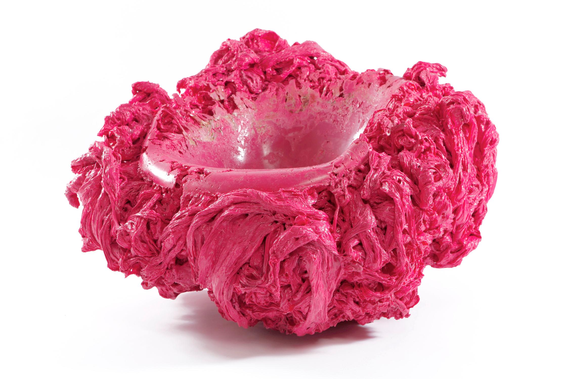 Hand-Crafted Meltdown Chair, PE Pink by Tom Price, Contemporary, Limited Edition For Sale