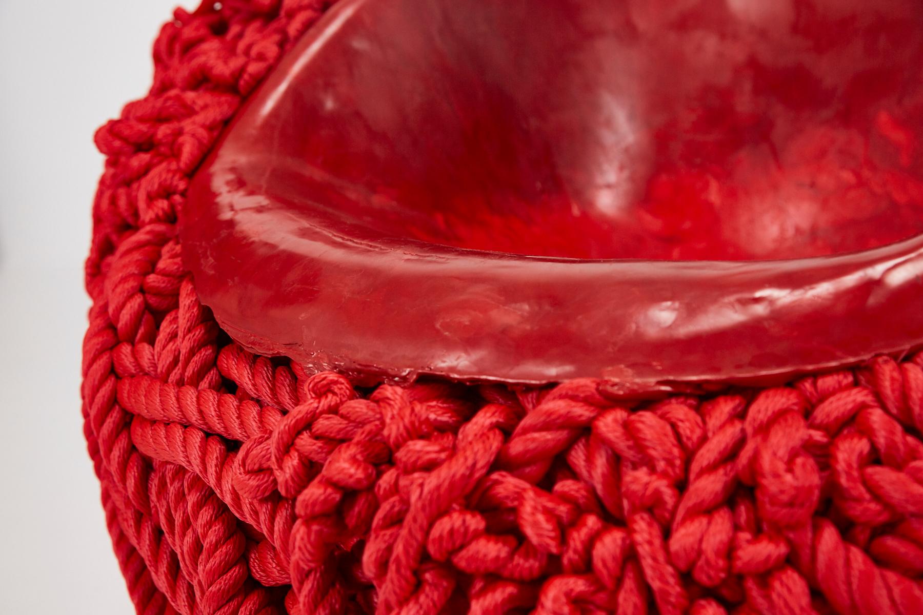 Meltdown Chair Pp Rope Red by Tom Price, 2017 8