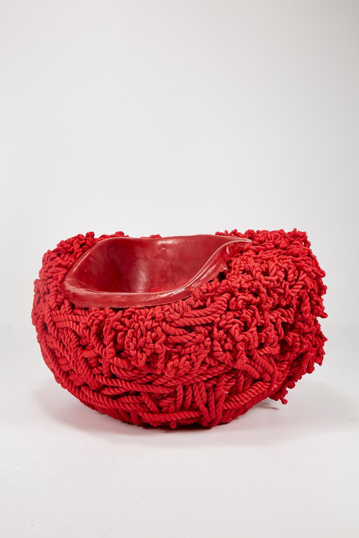 Meltdown Chair Pp Rope Red by Tom Price, 2017 4