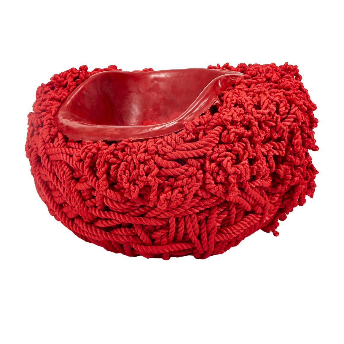 Meltdown Chair Pp Rope Red by Tom Price, 2017