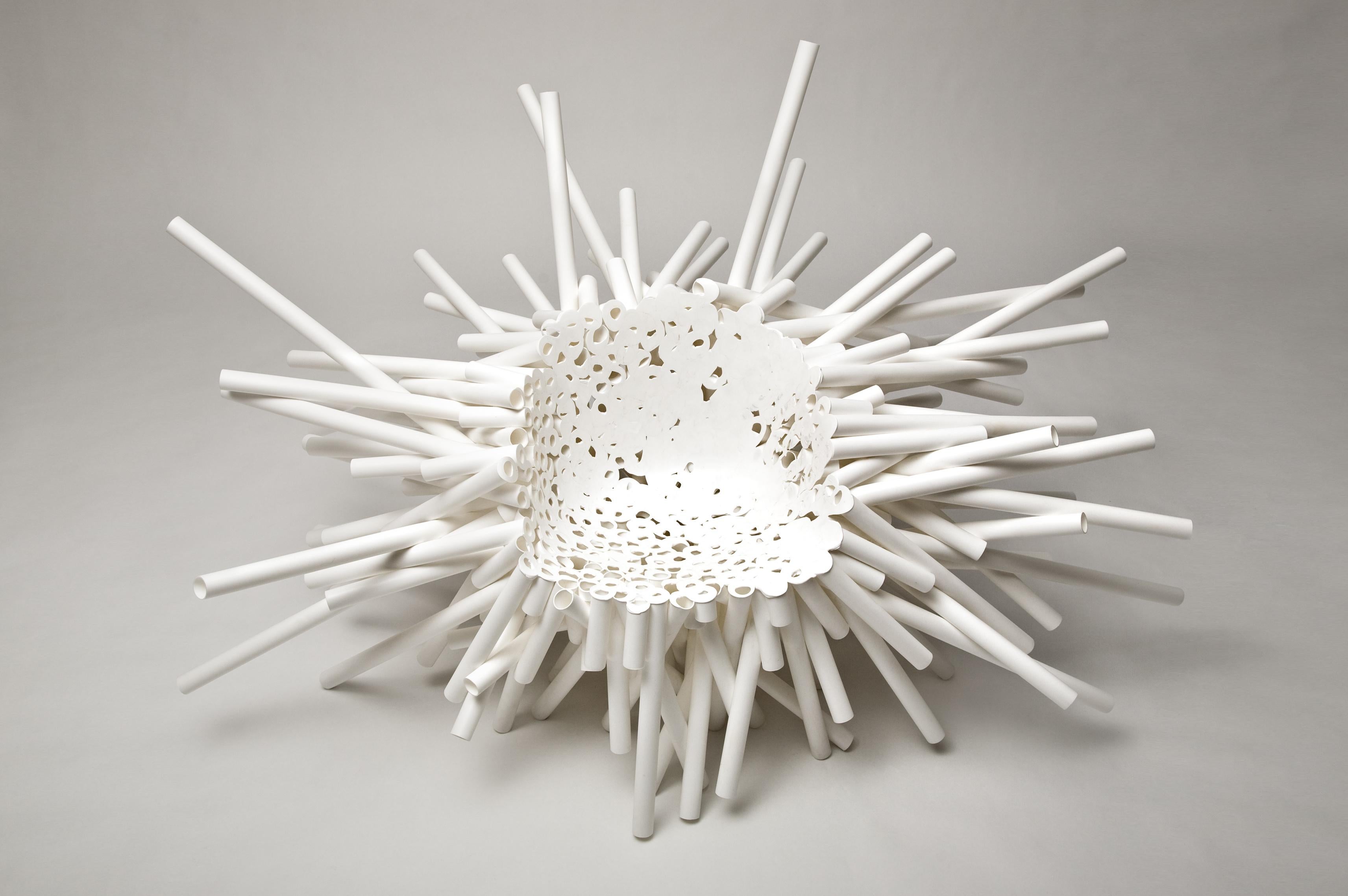 Meltdown Chair, PP Tube #1 White by Tom Price, Contemporary, Limited Edition In New Condition For Sale In PARIS, FR