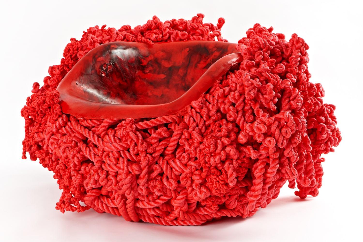 Meltdown Chair, Red Rope by Tom Price, Contemporary, Limited Edition In New Condition For Sale In PARIS, FR