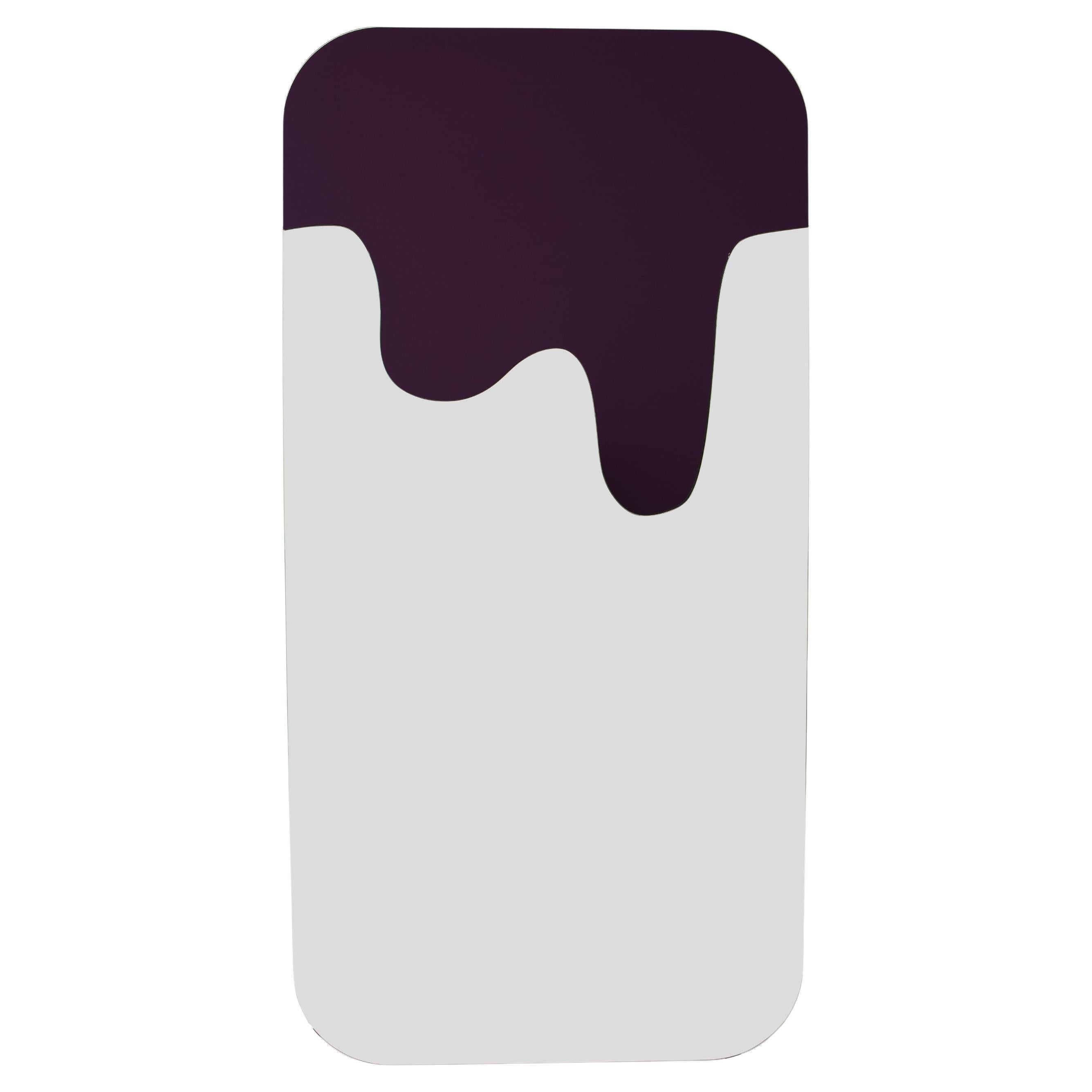 Melted Purple Standing Mirror by Studio Monsoleil For Sale
