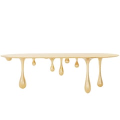 Melting Brass Coffee Table/Cocktail Table by Zhipeng Tan
