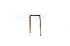 Mesa nido Melting S de nácar y latón patinado by R&Y Augousti