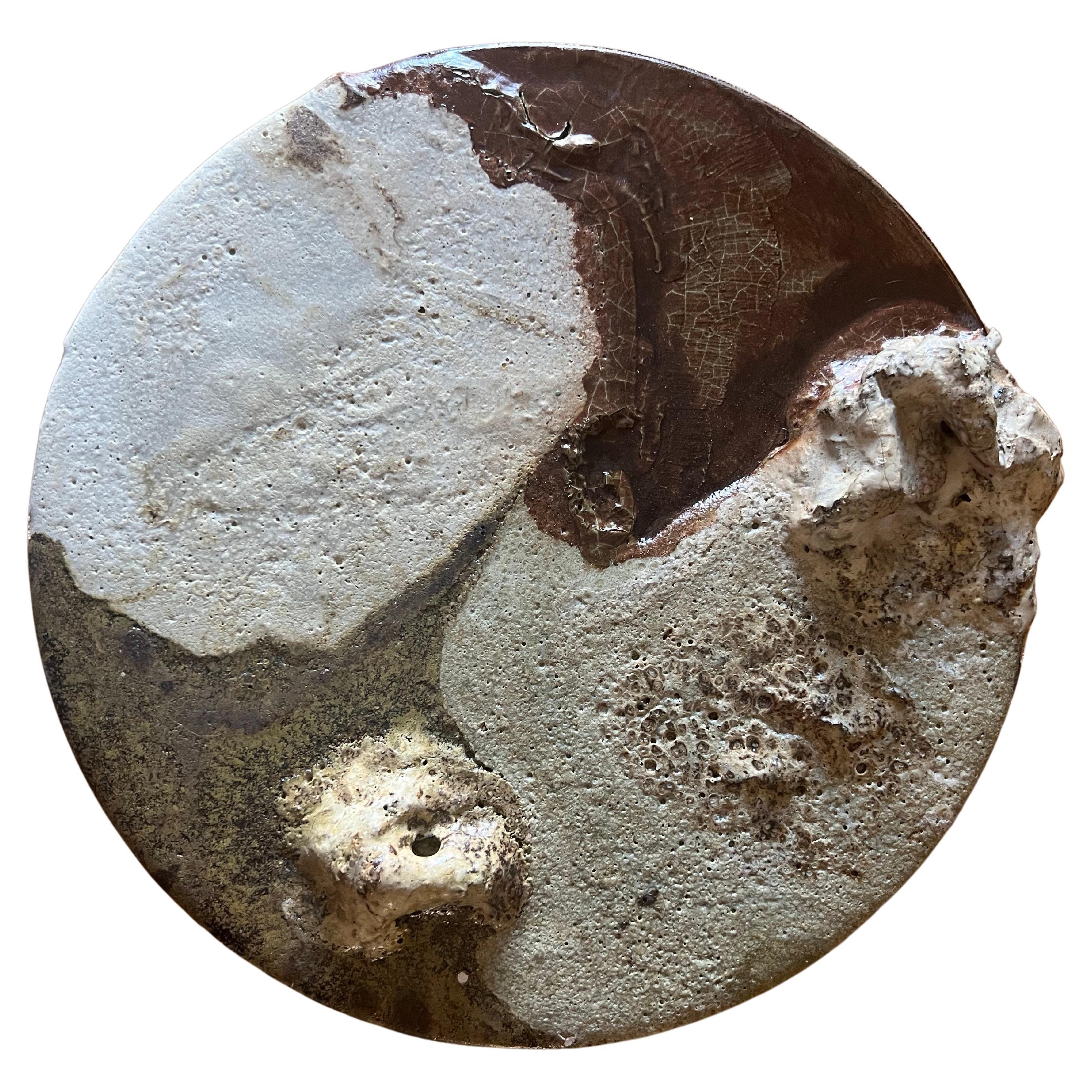 MELTING POT/CROGIOLO,  a ceramic wall sculpture by Elena Pelosi For Sale