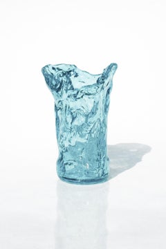 Vaso MELTY piccolo, oggetto scultoreo da collezione, prodotto in Italia