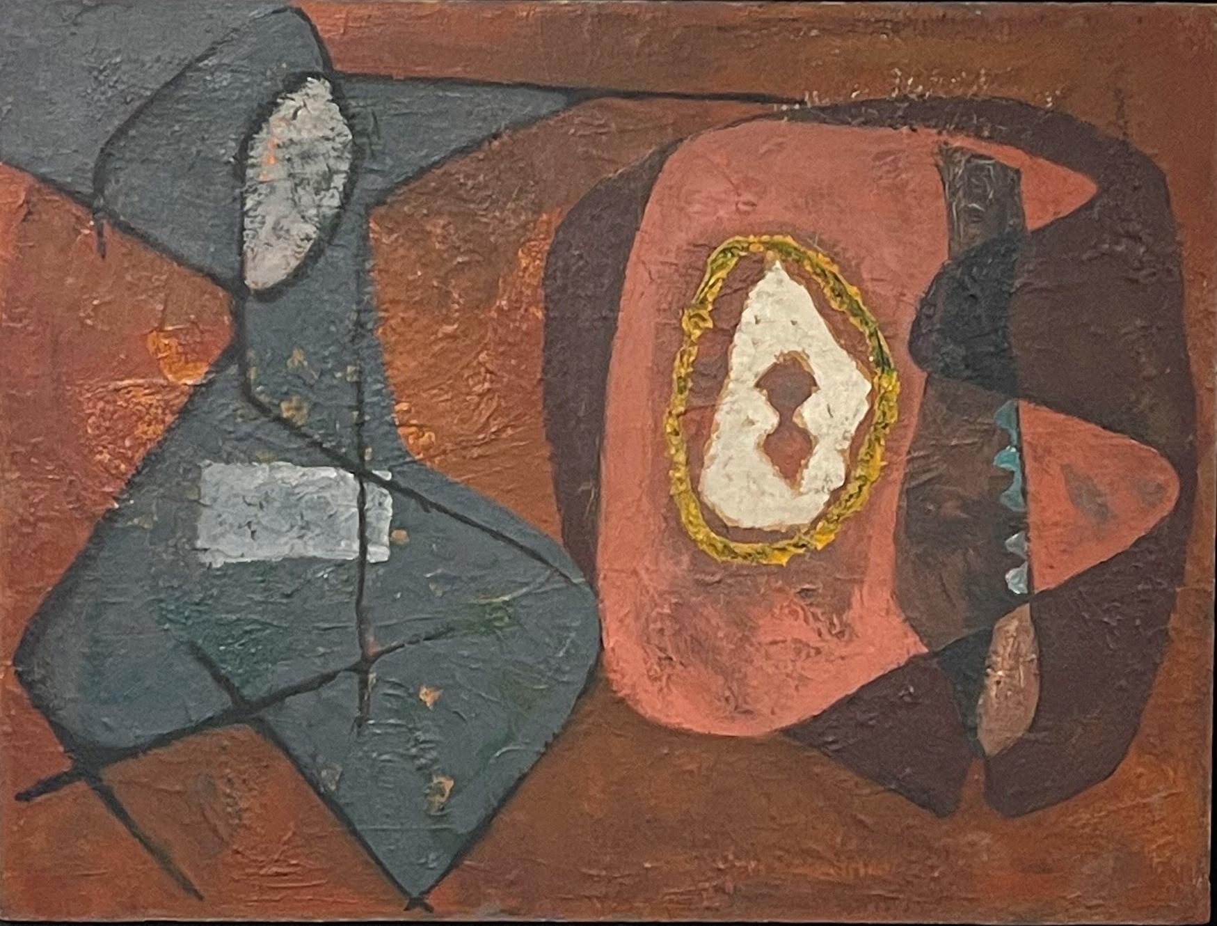 Melville Price Abstract Painting - Untitled Biomorphic